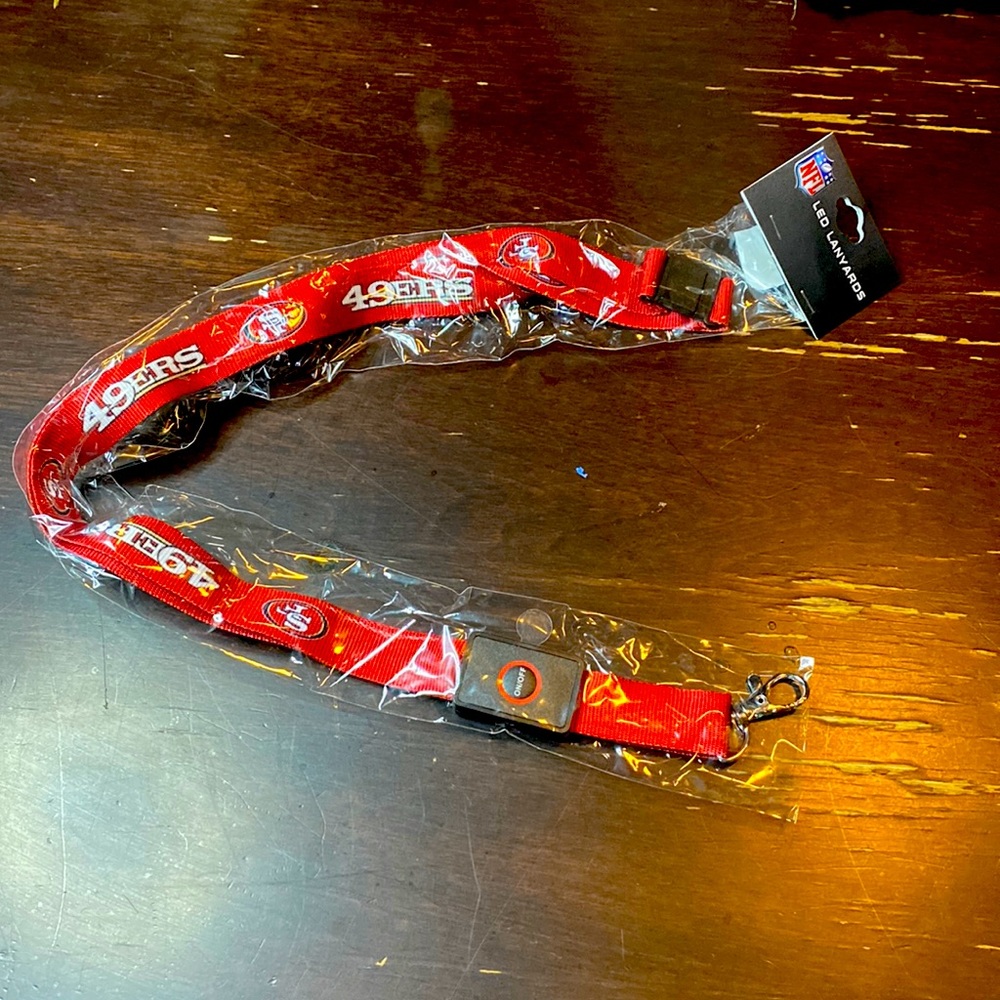 NFL LED 49ers Lanyard